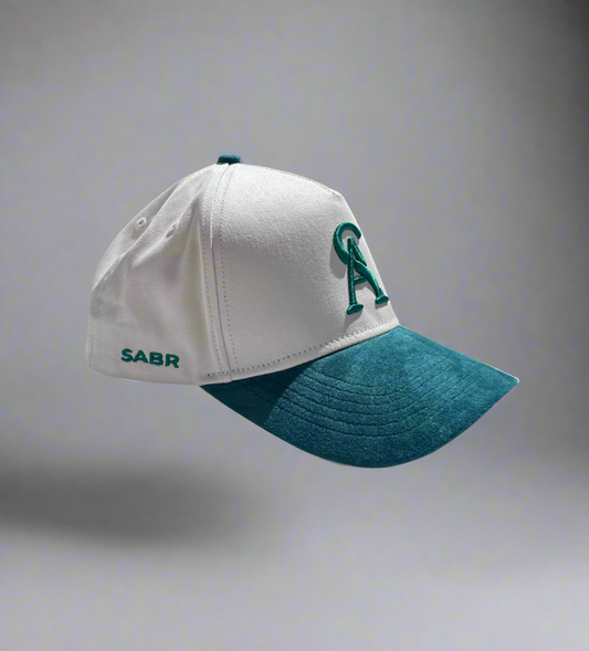 THE BLUEPRINT SNAPBACK - GREEN/CREAM