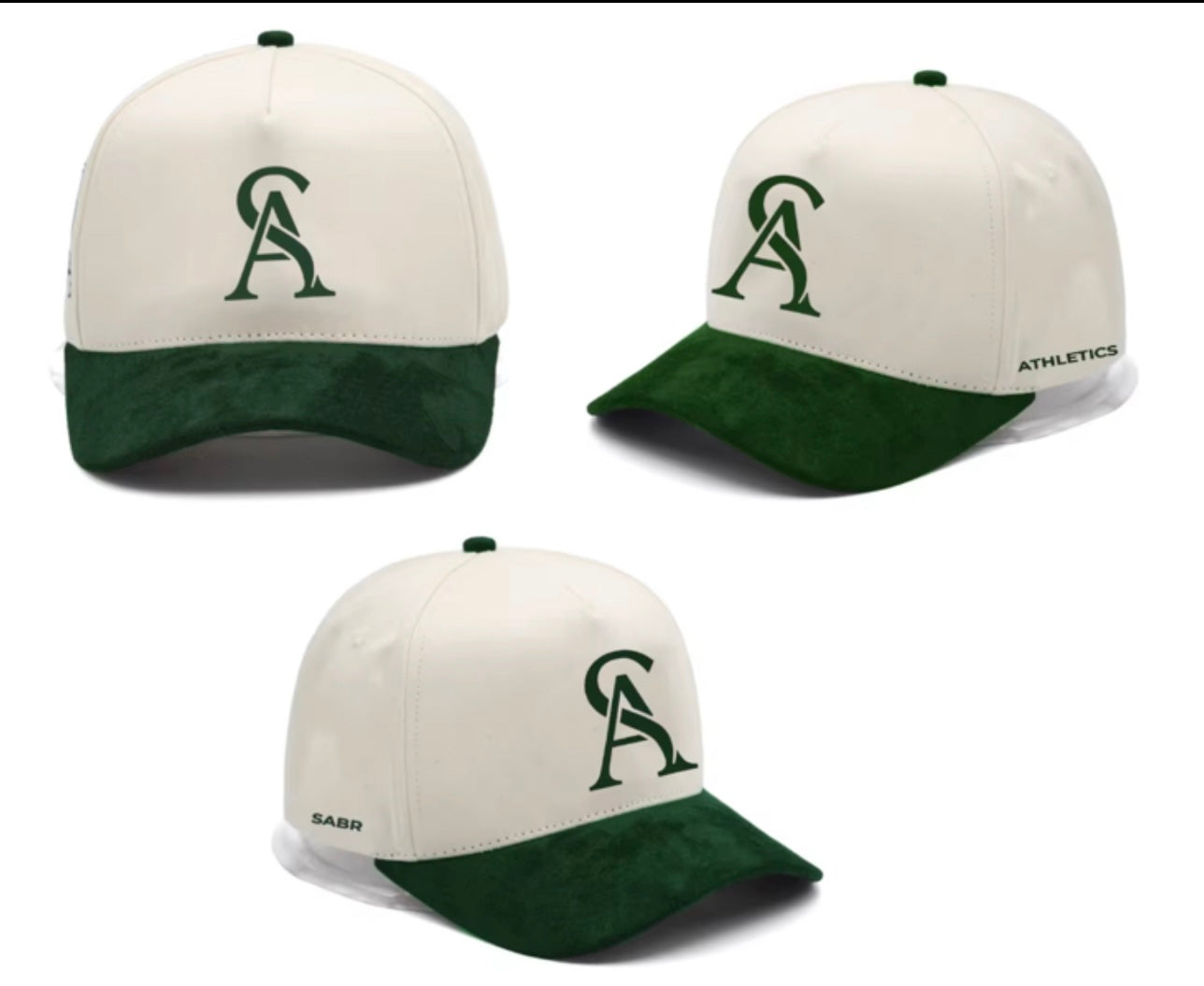 THE BLUEPRINT SNAPBACK - GREEN/CREAM